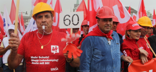 15 herbst bauarbeiter unia protest lmv schutz fruehpension lohndumping beschnitten